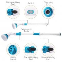 HURRICANE SPIN SCRUBBER - Въртяща се електрическа четка  за почистване, снимка 3 - Други - 29066703