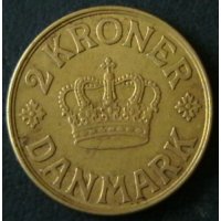 2 крони 1939, Дания, снимка 1 - Нумизматика и бонистика - 28378337