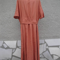 3XL Нова  рокля Kiabi (керемиден цвят) , снимка 7 - Рокли - 36472635