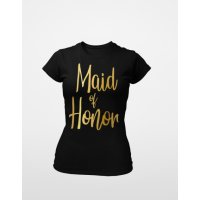 Тениска за моминско парти - Maid of Honnor, снимка 5 - Тениски - 27942902