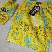 VILEBREQUIN 2023 нови мъжки бански панталонки шорти жълти с рисувани октоподи , снимка 4 - Бански - 40453607