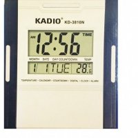 Голям настолно-стенен мултифункционален електронен часовник KADIO KD-3810N, снимка 1 - Друга електроника - 40006683