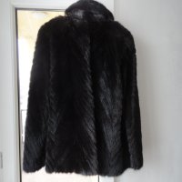 Дамско Качествено късо Палто от Визон, снимка 7 - Палта, манта - 43484696