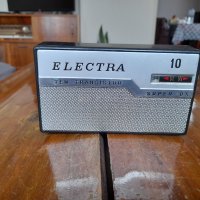 Старо радио,радиоприемник Electra Ten Transistor Super DX 1051 MW, снимка 2 - Антикварни и старинни предмети - 32609712