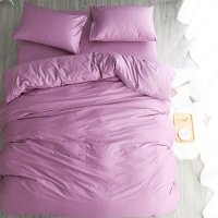 Едноцветно спално бельо от Ранфорс- 100% памук, снимка 6 - Спално бельо - 43614273