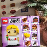 Lego 40383 Wedding Bride BrickHeadz Сватбена булка, снимка 3 - Колекции - 43605847