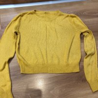  Жълта блуза , снимка 1 - Блузи с дълъг ръкав и пуловери - 38799534