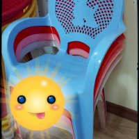 Пластмасови детски столчета, различни цветове, снимка 2 - Мебели за детската стая - 37785847