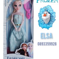 Голяма кукла Елза и Анна от замръзналото кралство Frozen Disney, снимка 6 - Кукли - 43440394