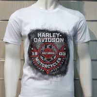 Нова мъжка тениска с дигитален печат MOTOR HARLEY DAVIDSON, мотори, снимка 7 - Тениски - 36871715