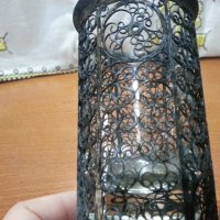 Руски посребрен стакан подстакан  филигран , снимка 3 - Антикварни и старинни предмети - 43899469