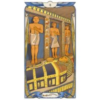 карти таро LOSCARABEO EGYPTIAN ART NOUVEAU  нови , снимка 6 - Карти за игра - 43920788