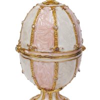 Фаберже стил, кутийки-яйца за бижута в луксозна подаръчна кутия., снимка 2 - Декорация за дома - 44104916