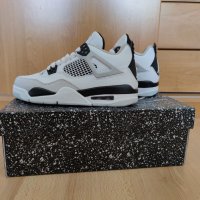 Nike Air Jordan 4 Retro Military Black Panda Black Дамски Кецове Размер 36 Номер Маратонки Обувки, снимка 1 - Кецове - 39241585