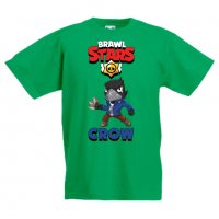 Детска тениска Crow Brawl Stars, снимка 4 - Детски тениски и потници - 32920286