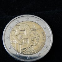Френска монета 2евро, Шарл дьо Гол, възпоменателна 50г. от смъртта му, снимка 4 - Нумизматика и бонистика - 40576013