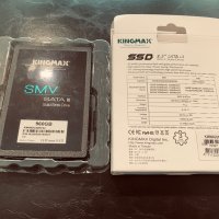 Продавам SSD KINGMAX SMV32 , 960GB, 2.5", SATA III - плюс кутиийка, снимка 1 - Твърди дискове - 35056707