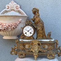 Каминен часовник от края на 19-ти век!, снимка 3 - Антикварни и старинни предмети - 33409647