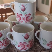 Ръчно рисувани чаши за кафе, чай, снимка 1 - Чаши - 43250322