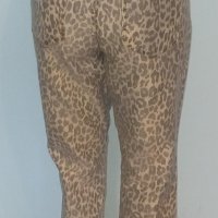 Еластични дънки в леопардов принт "Jordache" / голям размер, снимка 5 - Дънки - 28129968