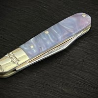 Компактен сгъваем джобен нож RR Purple Swirl Small Barlow. (RR2153), снимка 4 - Ножове - 42933957