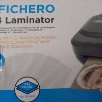 Машина за ламиниране Fichero Ламинатор  ламинатор до 250 микрона, снимка 1 - Друга електроника - 33577051