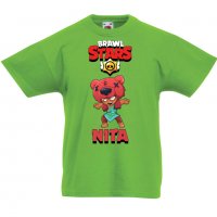 Детска тениска Nita Brawl Stars, снимка 4 - Детски тениски и потници - 32921460