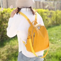 Дамска чанта - раница Meryem Yellow, снимка 2 - Раници - 37915757