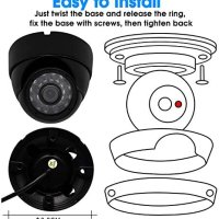  Нова Външна охранителна камера домашно видеонаблюдение Охрана, снимка 4 - Комплекти за видеонаблюдение - 40413800