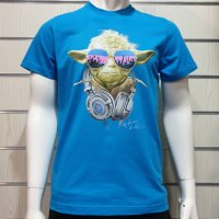 Нова мъжка тениска с трансферен печат Йода, Междузвездни войни (Star Wars), снимка 1 - Тениски - 28295608