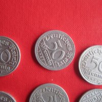 50 пфениг 1920 лот монети пфениги , снимка 2 - Нумизматика и бонистика - 33178140