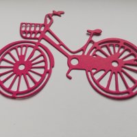 Елемент от хартия велосипед колело скрапбук декорация , снимка 3 - Други - 37895515