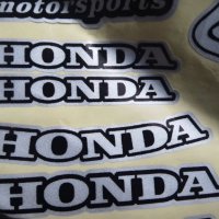Качественни самозалепващи цветни стикери за Хонда Honda мотор , автомобил кола, снимка 7 - Аксесоари и консумативи - 43182315