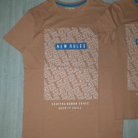 Тениски за мама и дете в бежово 100% памук!, снимка 4 - Детски тениски и потници - 39151317