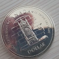1 сребърен долар 1977 година Канада Елизабет II сребро ТОП, снимка 3 - Нумизматика и бонистика - 35278365