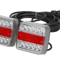 Диодни(LED) стопове за ремарке с магнитно закрепване 12/24V, к-т/2 бр./, снимка 6 - Аксесоари и консумативи - 44791407