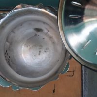 постребрен метален чайник, снимка 3 - Други ценни предмети - 38554180