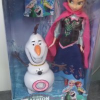 Кукла АННА от замръзналото кралство с музикален снежен човек в кутия, снимка 2 - Кукли - 28826117