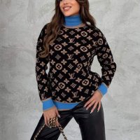 🤎Louis Vuitton уникална удобна дамска блуза / стандартен размер🤎, снимка 3 - Блузи с дълъг ръкав и пуловери - 43516687