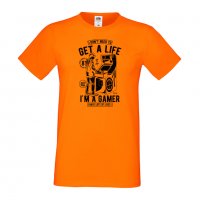 Мъжка тениска Get A Life,Изненада,Подарък,Празник , снимка 8 - Тениски - 36812295