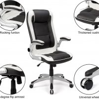 Ергономичен офис стол с мека седалка и облегалка DESSAU , снимка 9 - Столове - 35564960