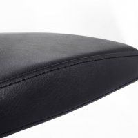 Козметичен/фризьорски стол - табуретка с облегалка Gordon B - черна/бяла 49/69 см, снимка 10 - Друго оборудване - 27114214