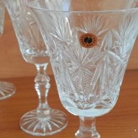  кристални чаши , снимка 5 - Антикварни и старинни предмети - 28757164