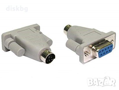 Нов преход COM 9 pin F to PS/2 M, снимка 1