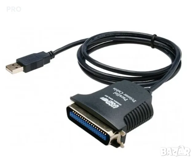 Кабел Printer Cable USB to parallel  1.2m, снимка 1