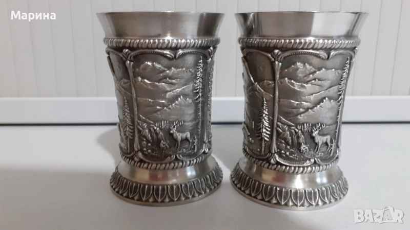 Немски чаши за вино и ракия 130 мл, Antik*Vintage #94, снимка 1