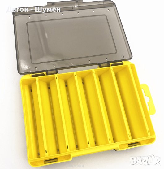 Двустранна кутия за изкуствени примамки – 14 см./10 см./2 см., снимка 1