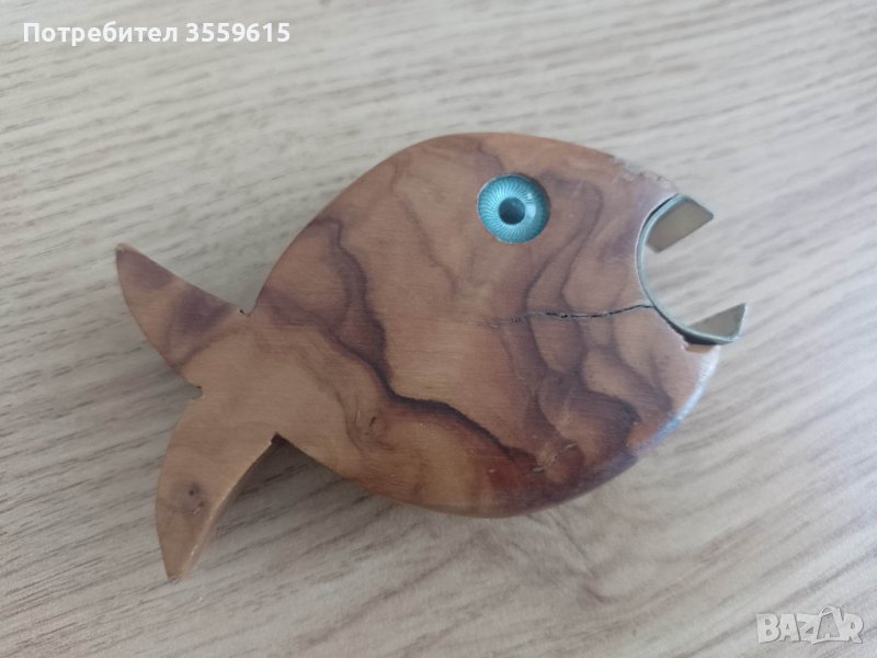 дървен сувенир Риба от Португалия, снимка 1
