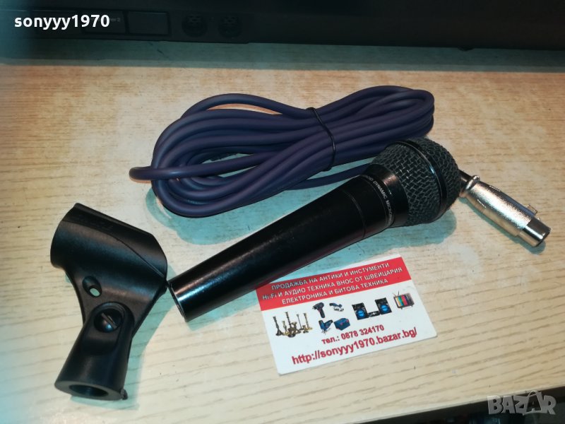 dynacord-profi mic с кабел и държач 2003211732, снимка 1