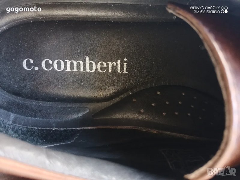 мъжки обувки Carlo Comberti® ORIGINAL Business Schuhe, естествена кожа, 43 - 44, снимка 1
